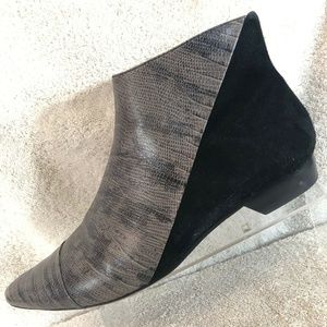 Derek Lam Lizard Print Booties